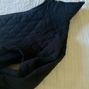 lululemon athletica Black Quilted Bomber Jacket